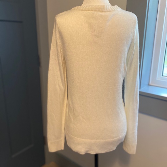 NWT J. Crew White Wool Sweater Women’s Size XS - Picture 6 of 9